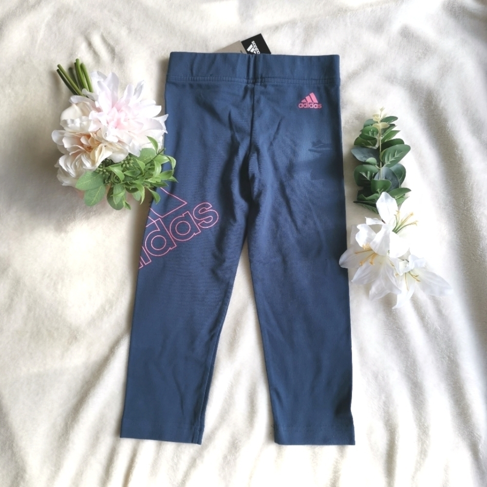 💕2/$20💕Adidas Girls Logo Dark‎ Blue Leggings.